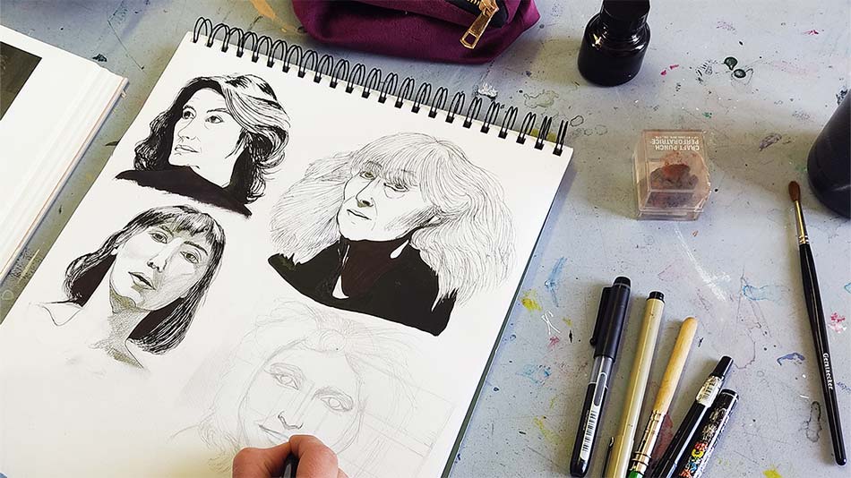 © Cours de « Dessin Colorisation » avec Mélanie Ribaillier, 2022