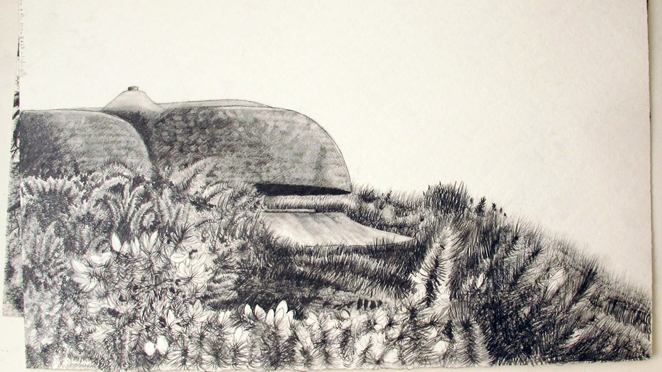 © Erwan Venn Recadrage du "Blockhaus" Mine graphite