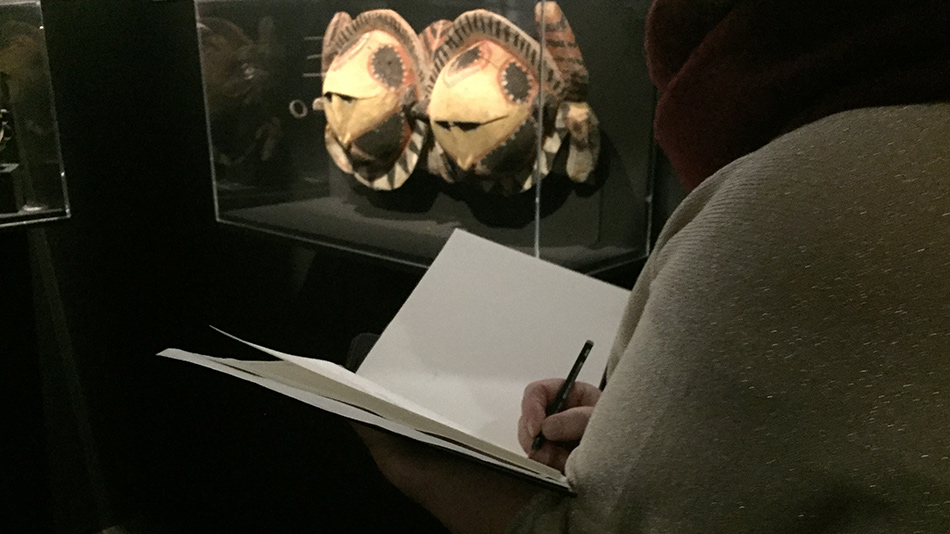 © Emmanuel Lardeig, « Dessiner au Musée », 2021 Photographie : Deborah Bowman