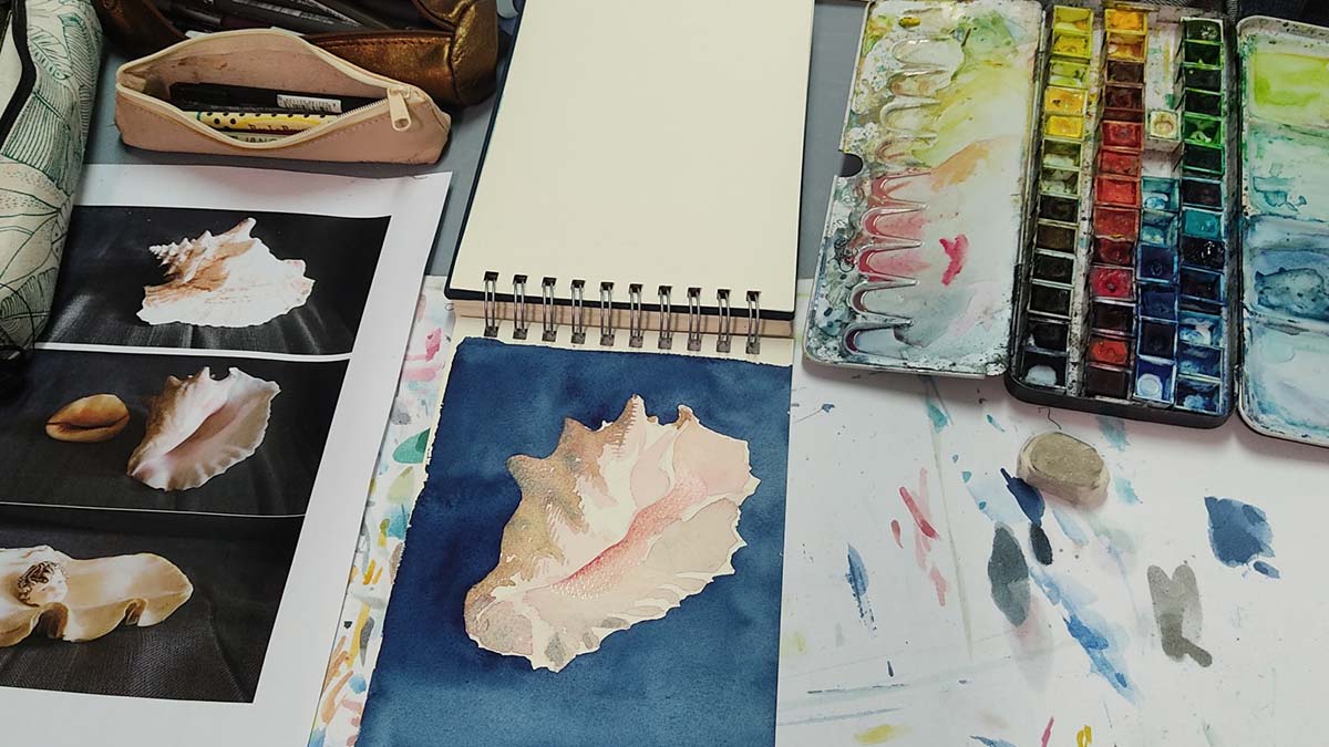 © Isabelle Raffard, Cours de Dessin-Colorisation, 2023-2024 avec Mélanie Ribaillier