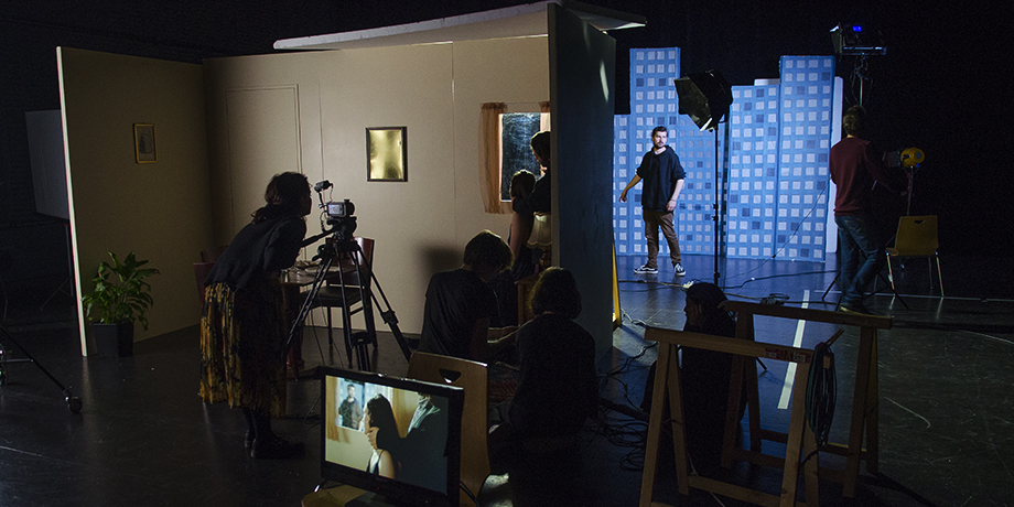 Tournage des films des étudiants Le Temps scellé à l'estba © iso.ebabx