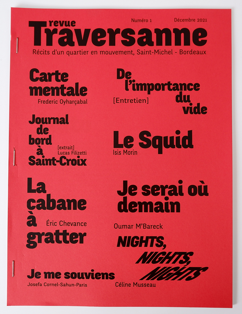 Couverture Traversanne - crédit Pauline Hervouet