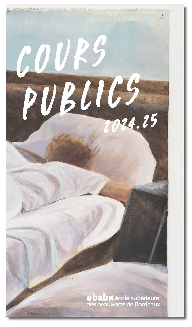 Couverture programme Cours Publics 2024-25