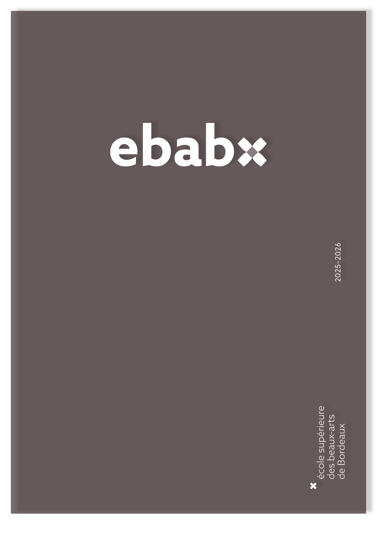 Couverture livret des études 2025-2026