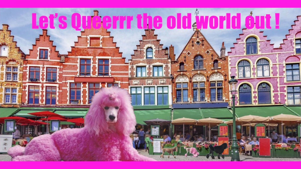 Gwladys Duvauchelle pour QueerRring Ecologies, titre : Let's Queerrr the old world out !, 2025