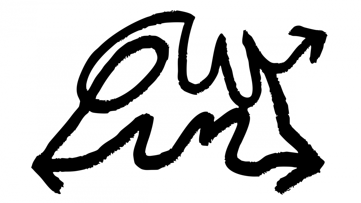 Logo du séminaire OUT_in, conception Grace Kalunzodi, 2024