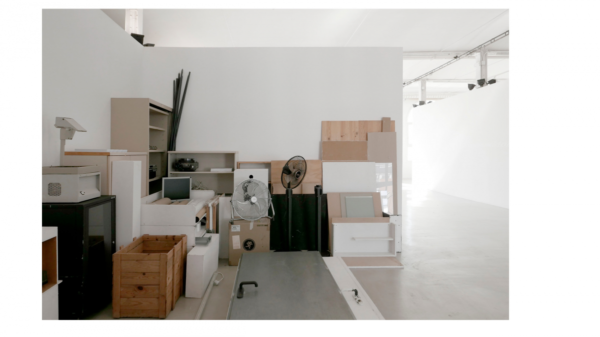 Actu_Act 11,(3), 2024, unused furniture from Centre Civic Can Félipa,  variable dimensions ©Valerian Goalec