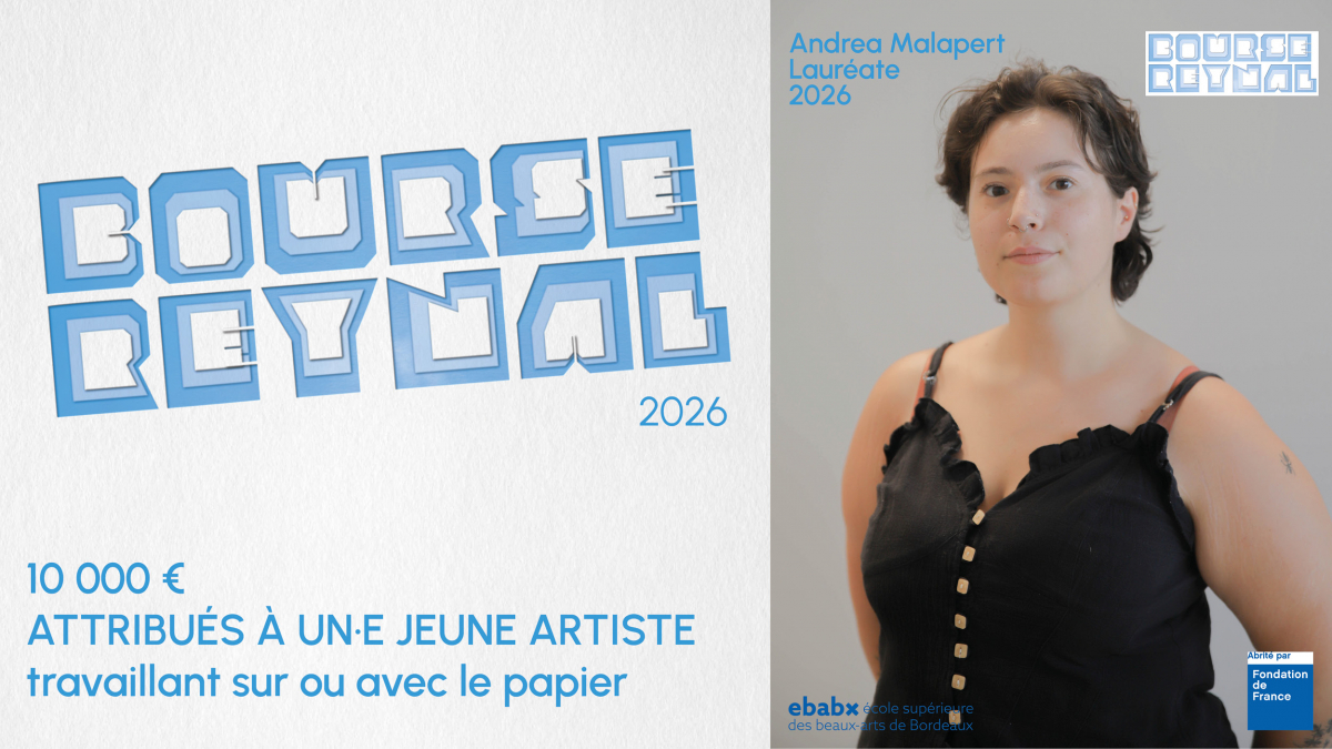 Lauréate Bourse Reynal 2026
