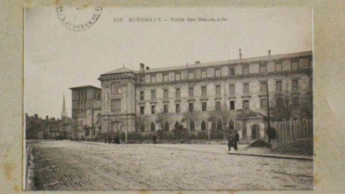 Ecole des Beaux-Arts, image qui relève des archives de la ville Bordeaux 