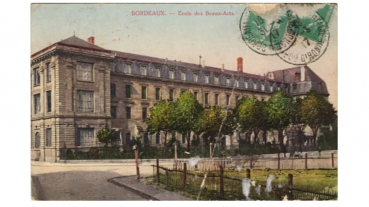 L'école des Beaux-Arts, image d'archive
