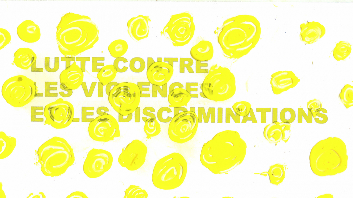 Zéro discrimination et zéro violence car cette lutte est notre priorité