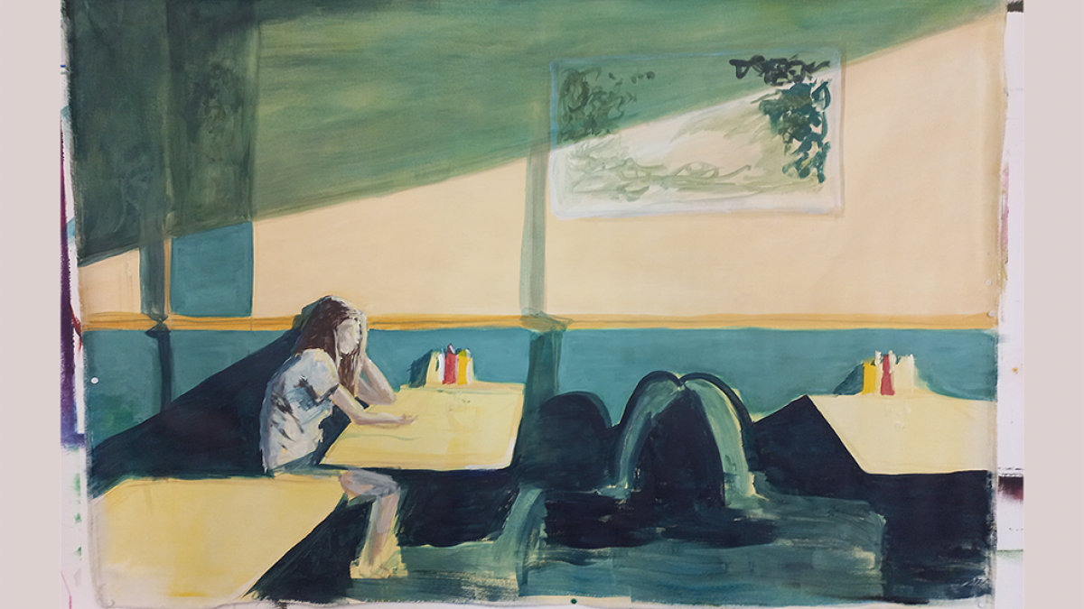 Severine D’Orgeval,  Le Grand Bain,  peinture grand format,  2021 -2022