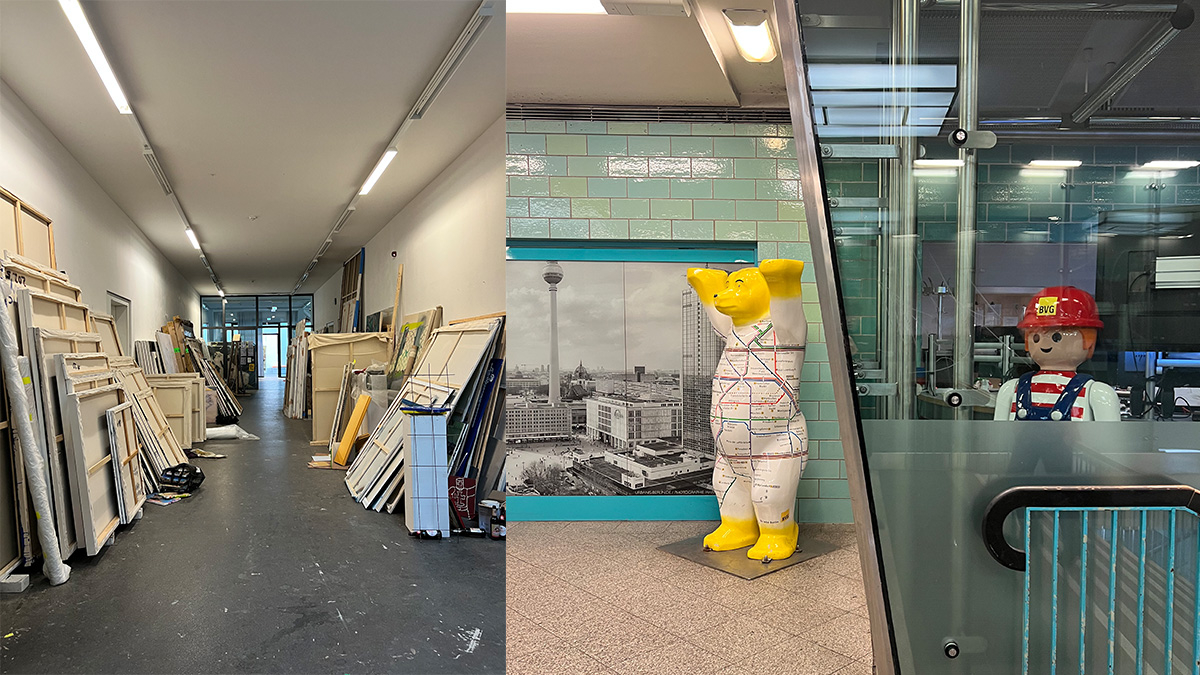 Kunsthoschule Weissensee berlin und u-bahn Berlin - crédit Estébane Sachot