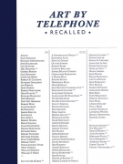 Art by telephone, recalled
