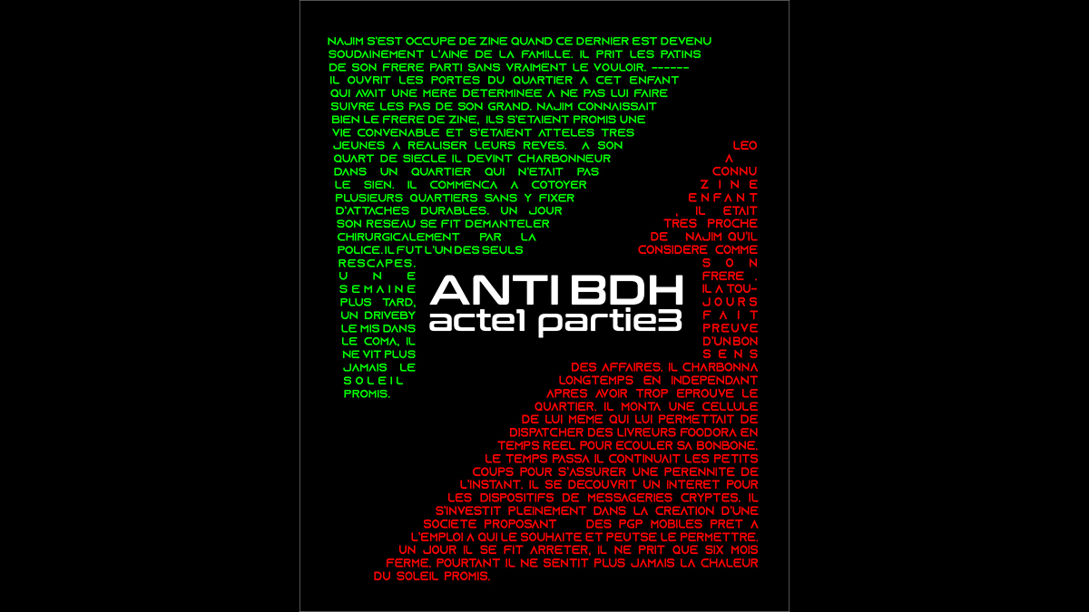 DNA option Art 2020 zine andrieu - 3BIS ACTE 1 PART 3 © zine andrieu