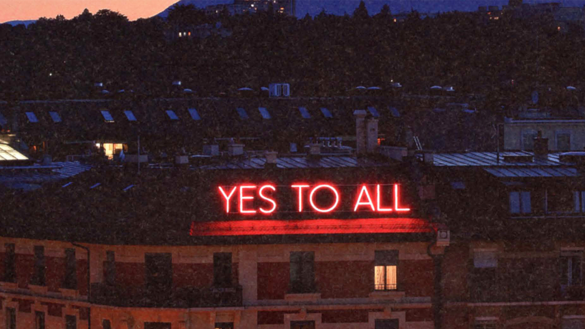 © Sylvie Fleury - Genève 2007 - dans le cadre de Neon Parallax - détourné de circonstance en 2020