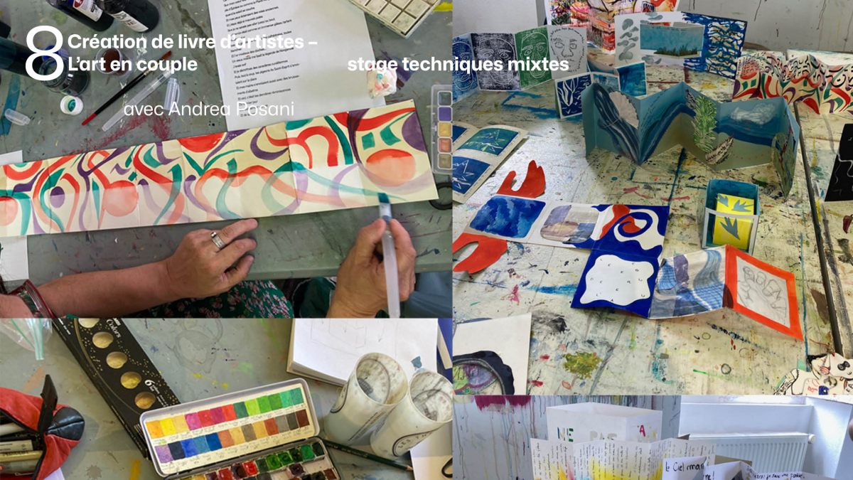 © réalisation Stage Création Livres d'artistes en 2025 © réalisation Stage Création Livres d'artistes en 2025