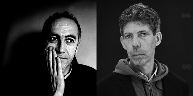 Photo de Jean-Michel Espitallier © Olivier Roller / Photo de Didier Vergnaud © Le bleu du ciel éditions